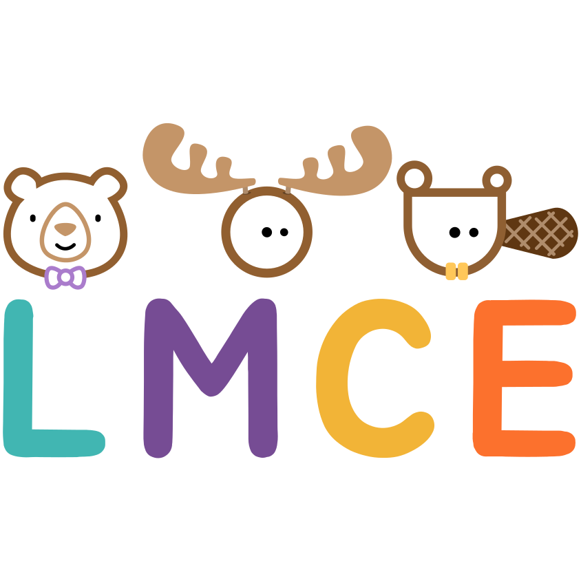logo Les Micros Crèches de l'Essonne avec le nom et trois illustrations enfantine; un ours, un caribou et un castor
